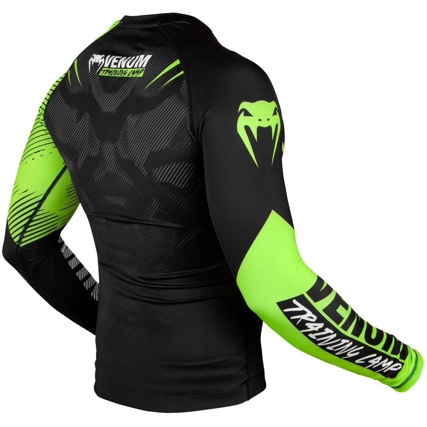 Training Camp 2.0 Rashguard Longsleeves - Black/Neo Yellow