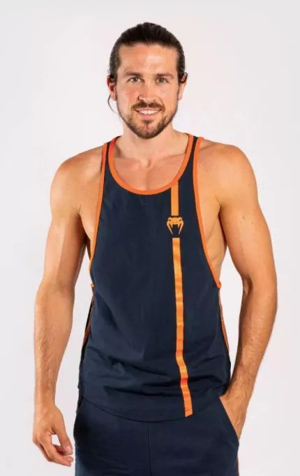 Cutback 2.0 Tank Top - Navy Blue/Orange