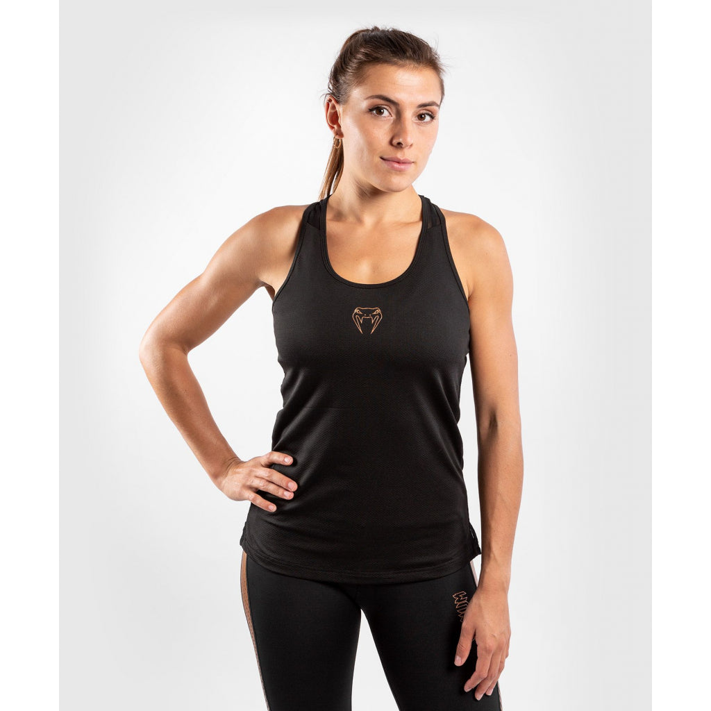 Tecmo Tank Top-Black/Bronze