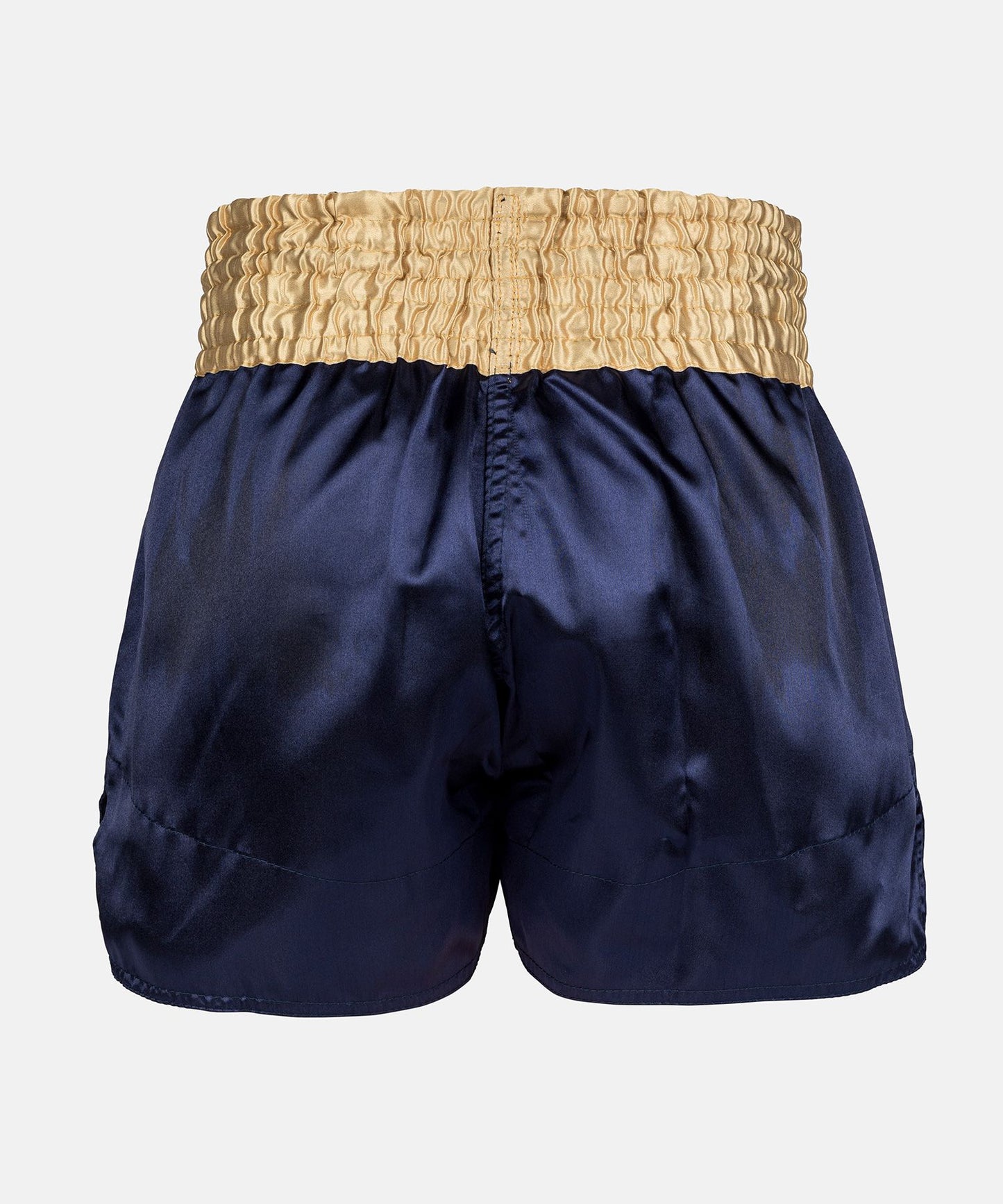 CLASSIC MUAY THAI SHORTS-NAVY BLUE/GOLD