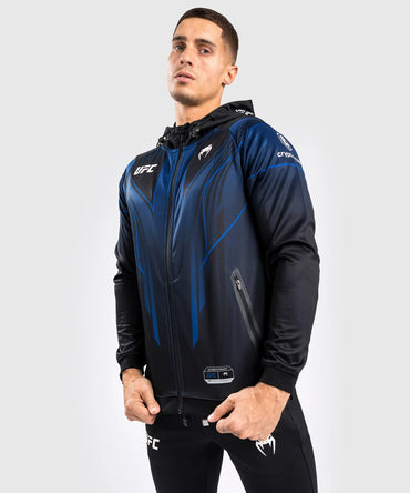 UFC Authentic Fight Night 2.0 Men's Walkout Hoodie - Midnight Edition - Blue/Black