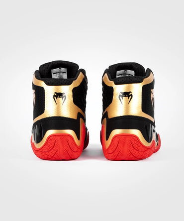 Elite Fitness Shoes - Black Gold Red
