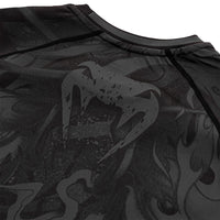 Devil Rashguard Short Sleeves - Black/Black