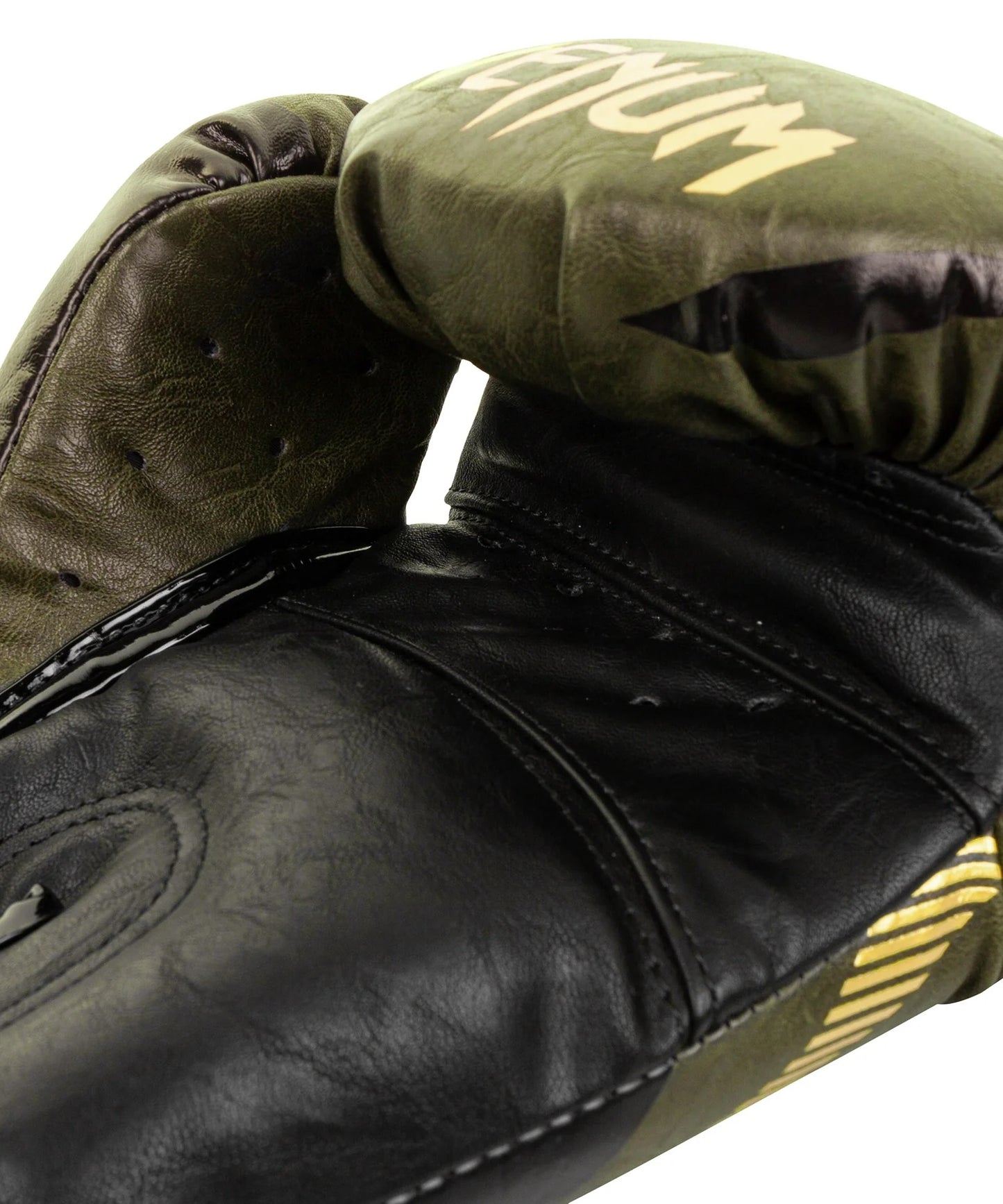 Impact Boxing Gloves - Khaki/Gold