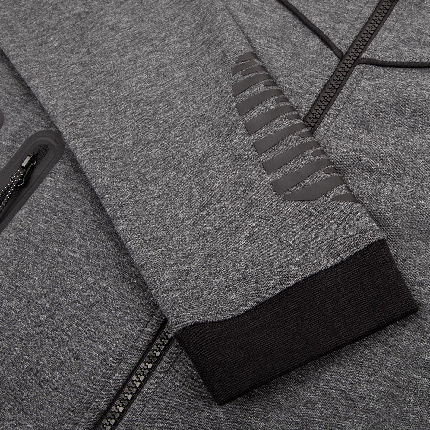 Laser Hoodie - Dark Heather Grey