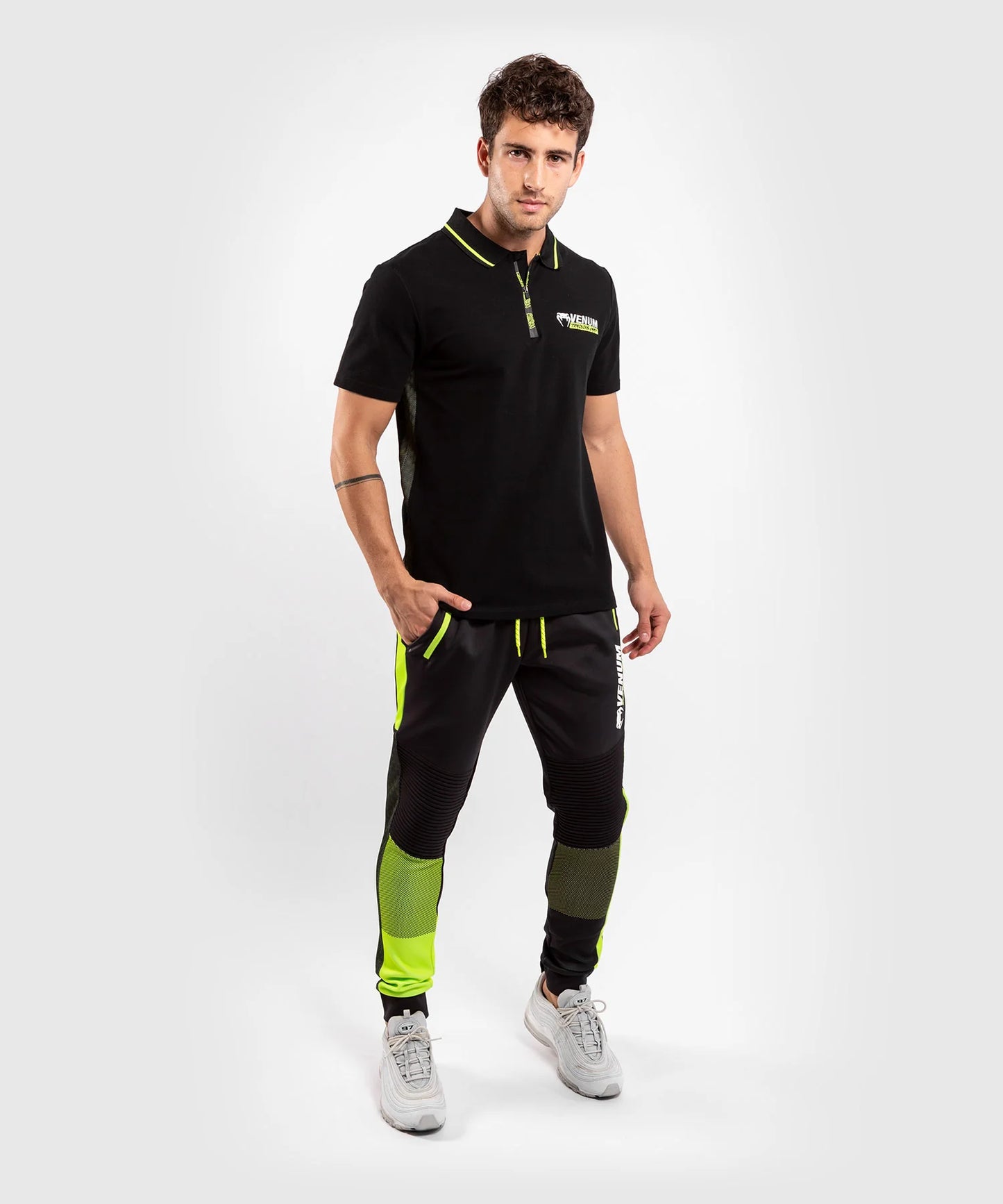 VTC 3 Polos - Black/Neo Yellow