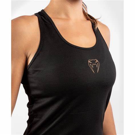 Tecmo Tank Top-Black/Bronze