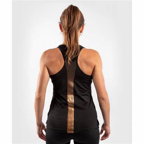 Tecmo Tank Top-Black/Bronze