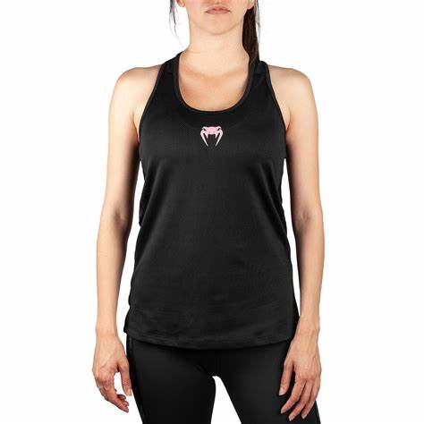 Tecmo Tank Top-Black/Pink