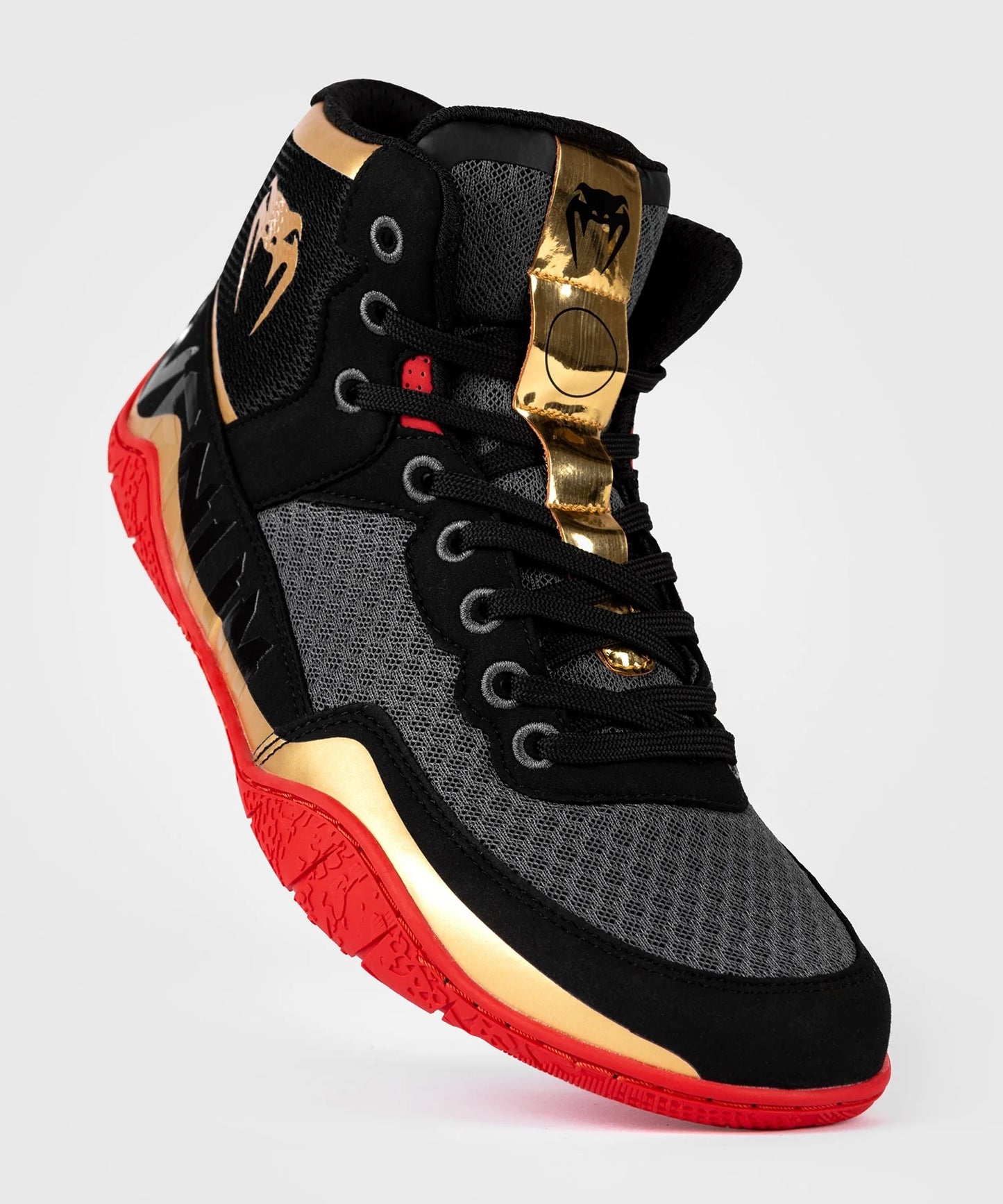 Elite Fitness Shoes - Black Gold Red