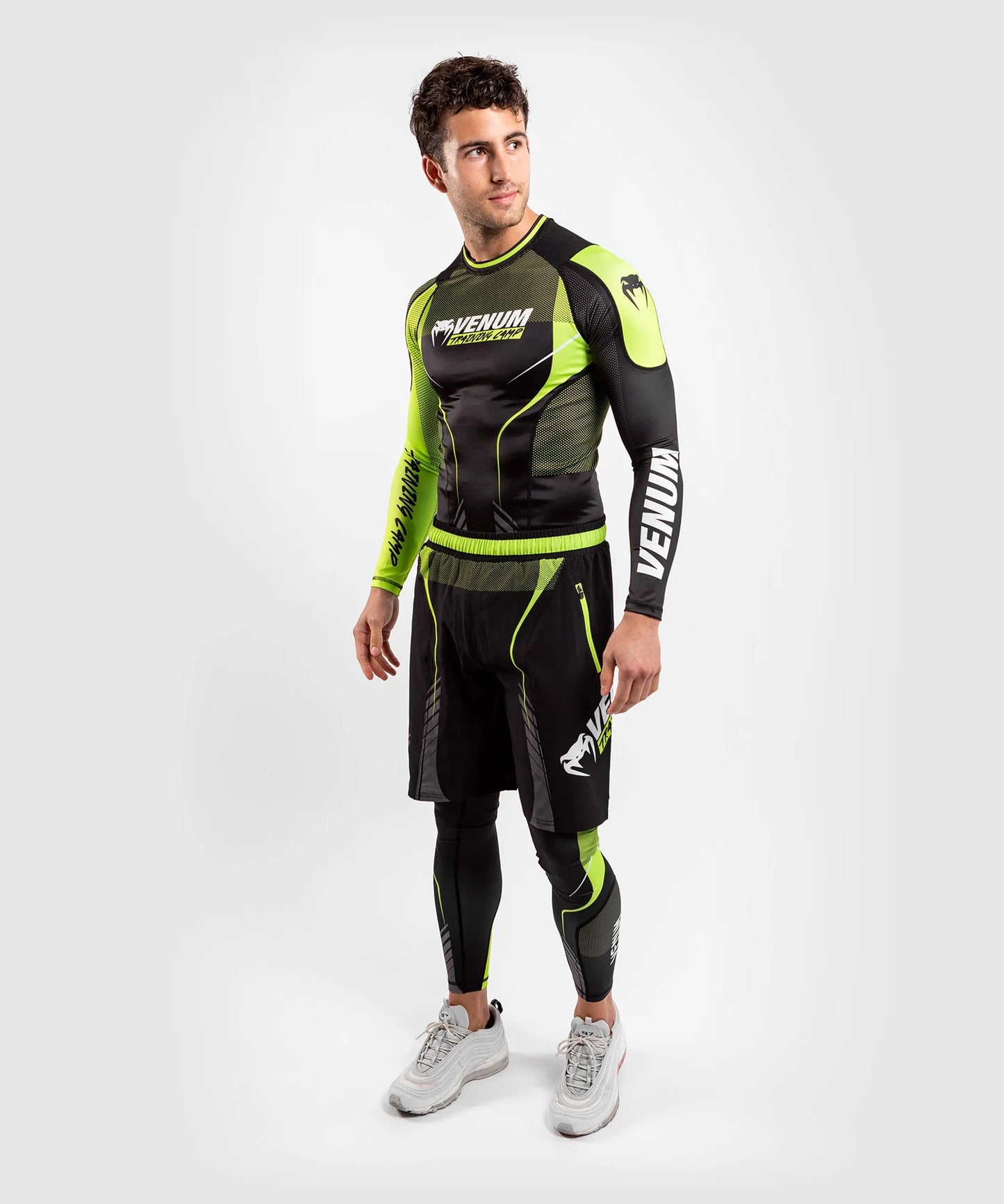 VTC 3 Compression Tights - Black/Neo Yellow