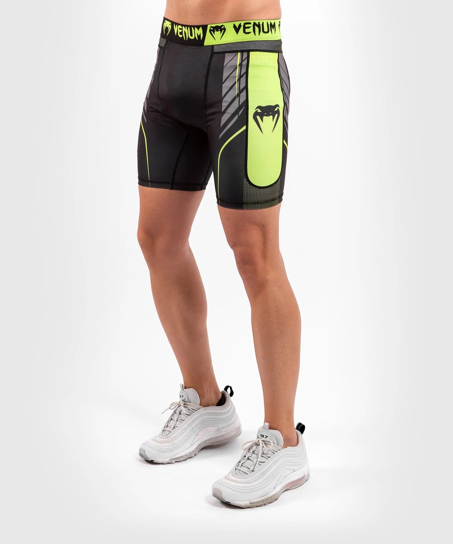 VTC 3 Compression Shorts - Black/Neo Yellow