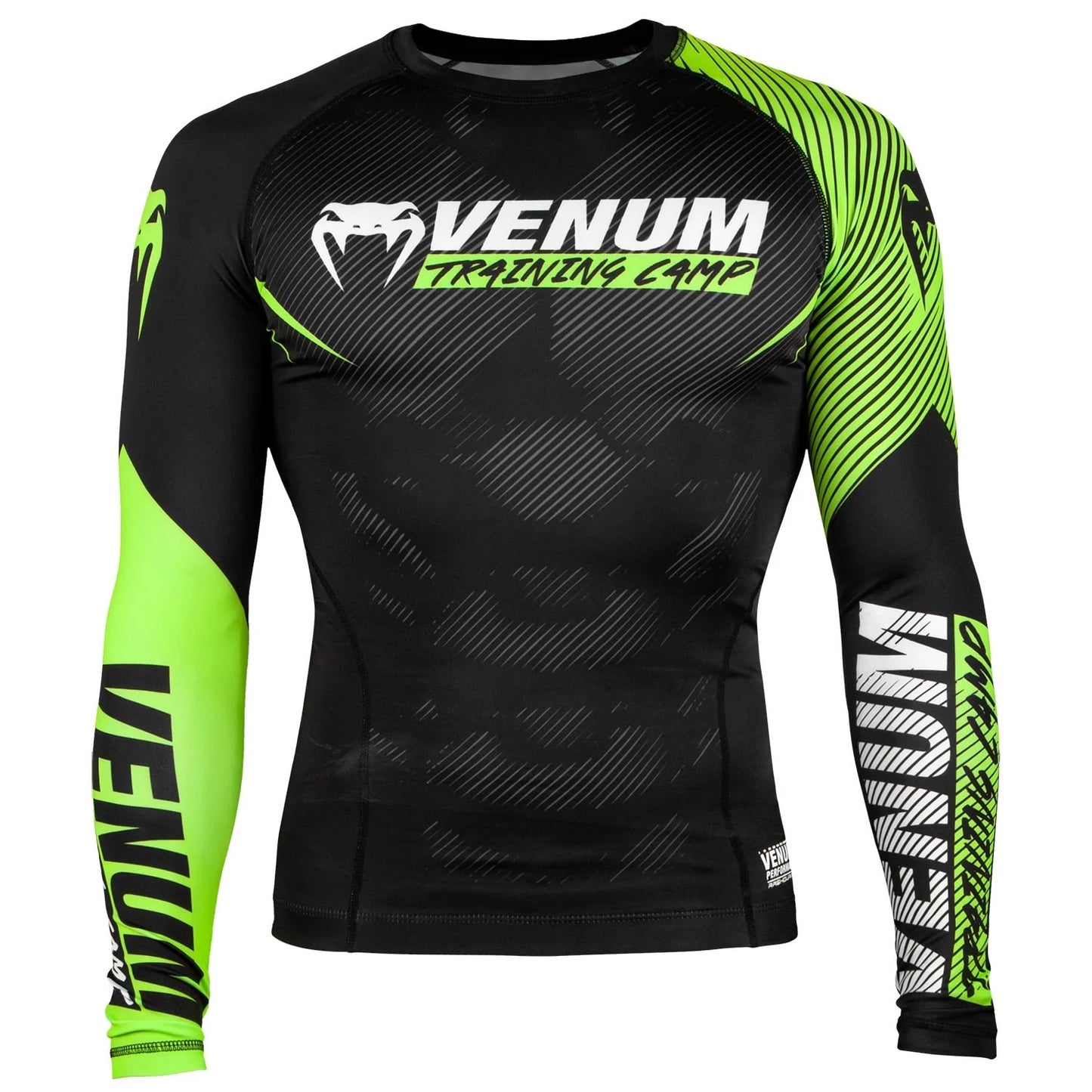 Training Camp 2.0 Rashguard Longsleeves - Black/Neo Yellow