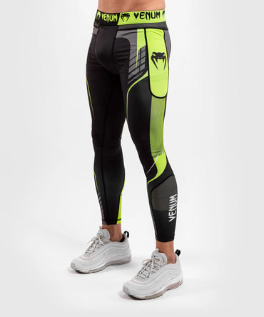VTC 3 Compression Tights - Black/Neo Yellow