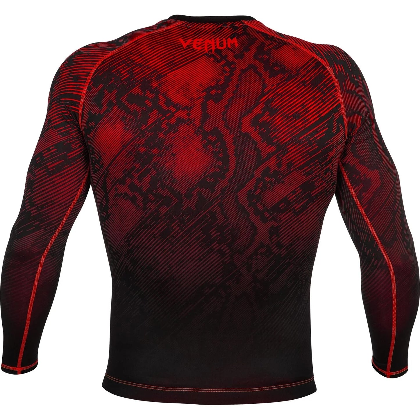 Fusion Compression T-shirt Long Sleeve - Black/Red
