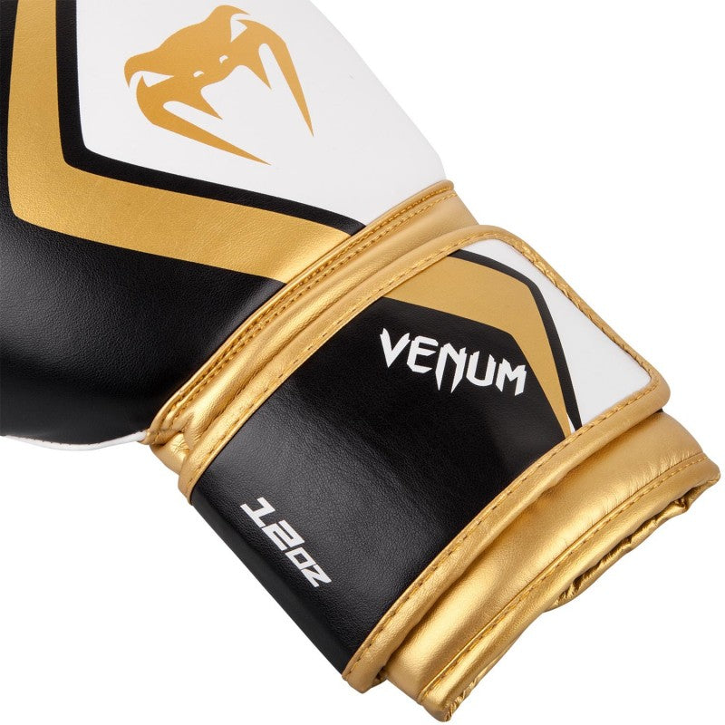 Contender 2.0 Boxing Gloves - Black/White-Gold