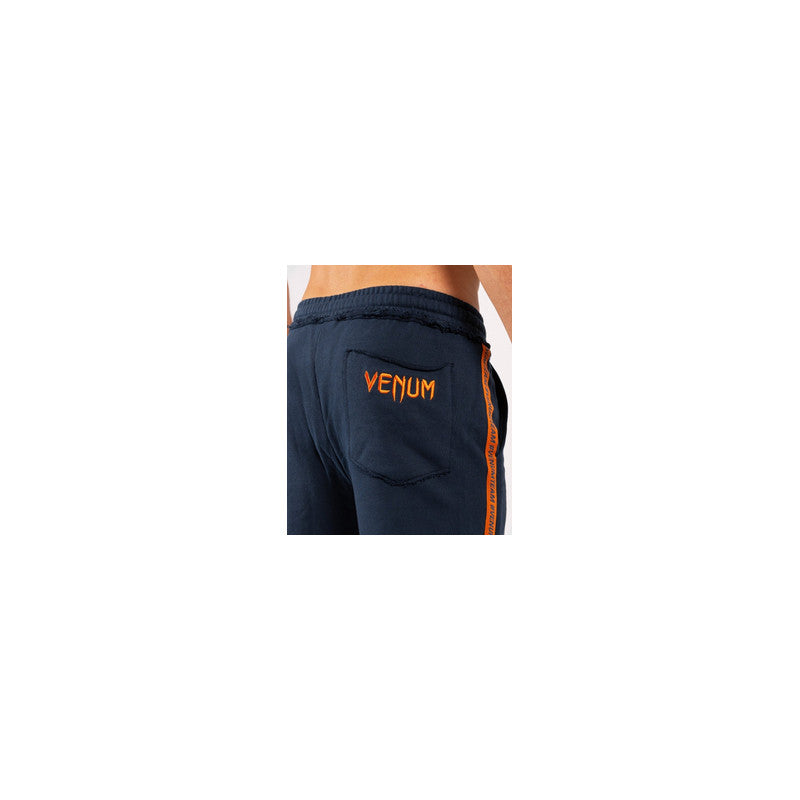 Cutback 2.0 Cotton Shorts-Navy Blue/Orange