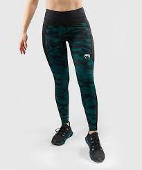 Defender 2.0 Compression Leggings- Black/Green