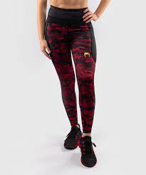 Defender 2.0 Compression Leggings - Black/Red