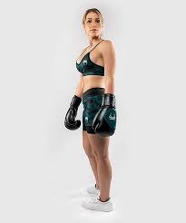 Defender Sports Bra-Black/Green