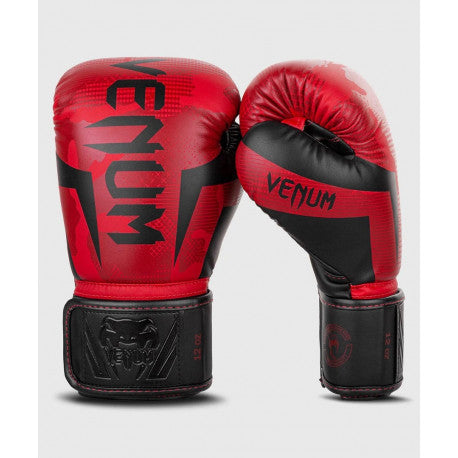 Elite Boxing Gloves - Red Camo