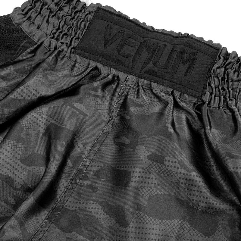 Full Cam Muay Thai Shorts - Urban Camo Black/Black