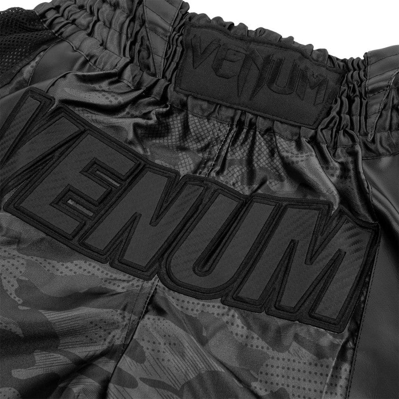 Full Cam Muay Thai Shorts - Urban Camo Black/Black