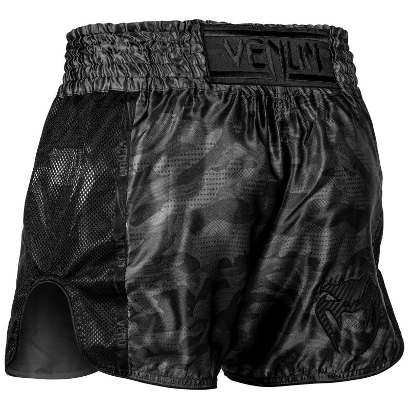 Full Cam Muay Thai Shorts - Urban Camo Black/Black