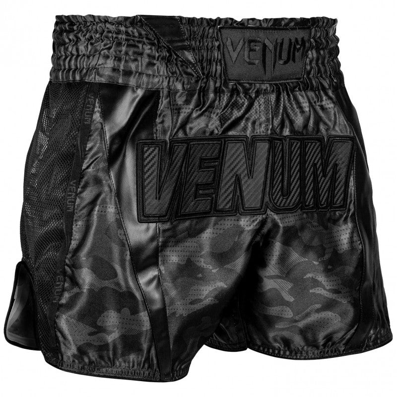 Full Cam Muay Thai Shorts - Urban Camo Black/Black