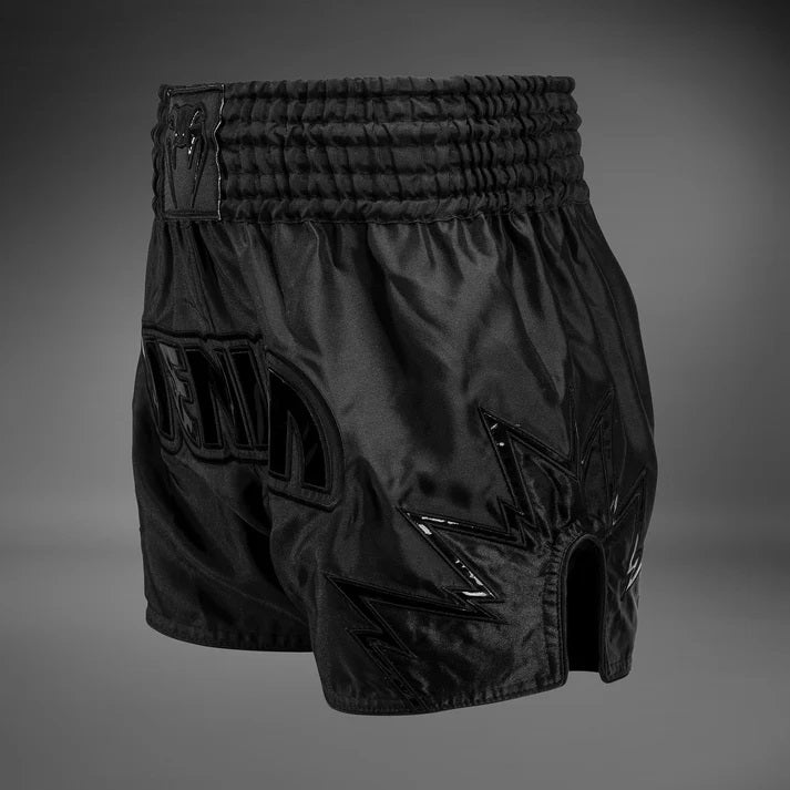 INFERNO MUAY THAI SHORTS - BLACK/BLACK