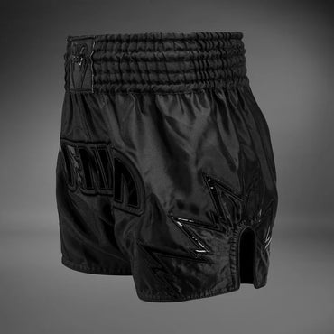 INFERNO MUAY THAI SHORTS - BLACK/BLACK