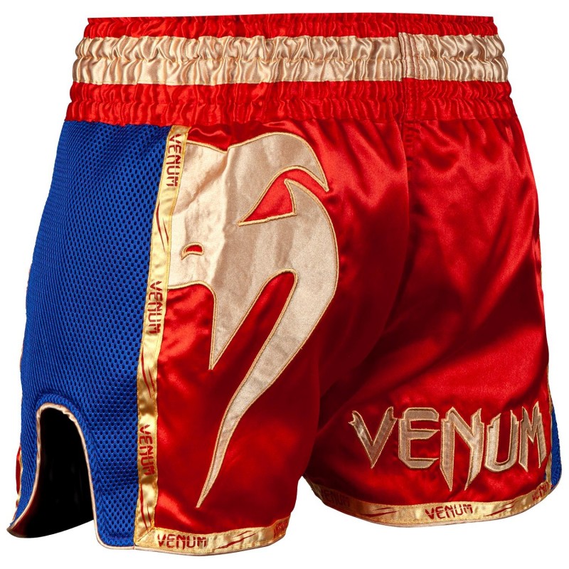 Giant Muay Thai Shorts - Red/Gold
