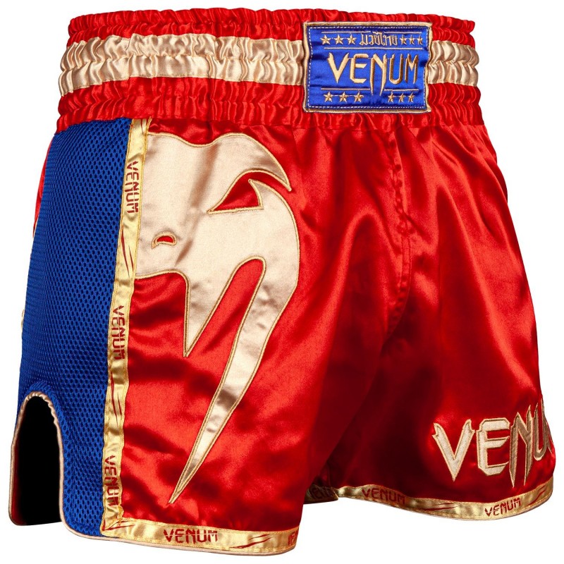 Giant Muay Thai Shorts - Red/Gold