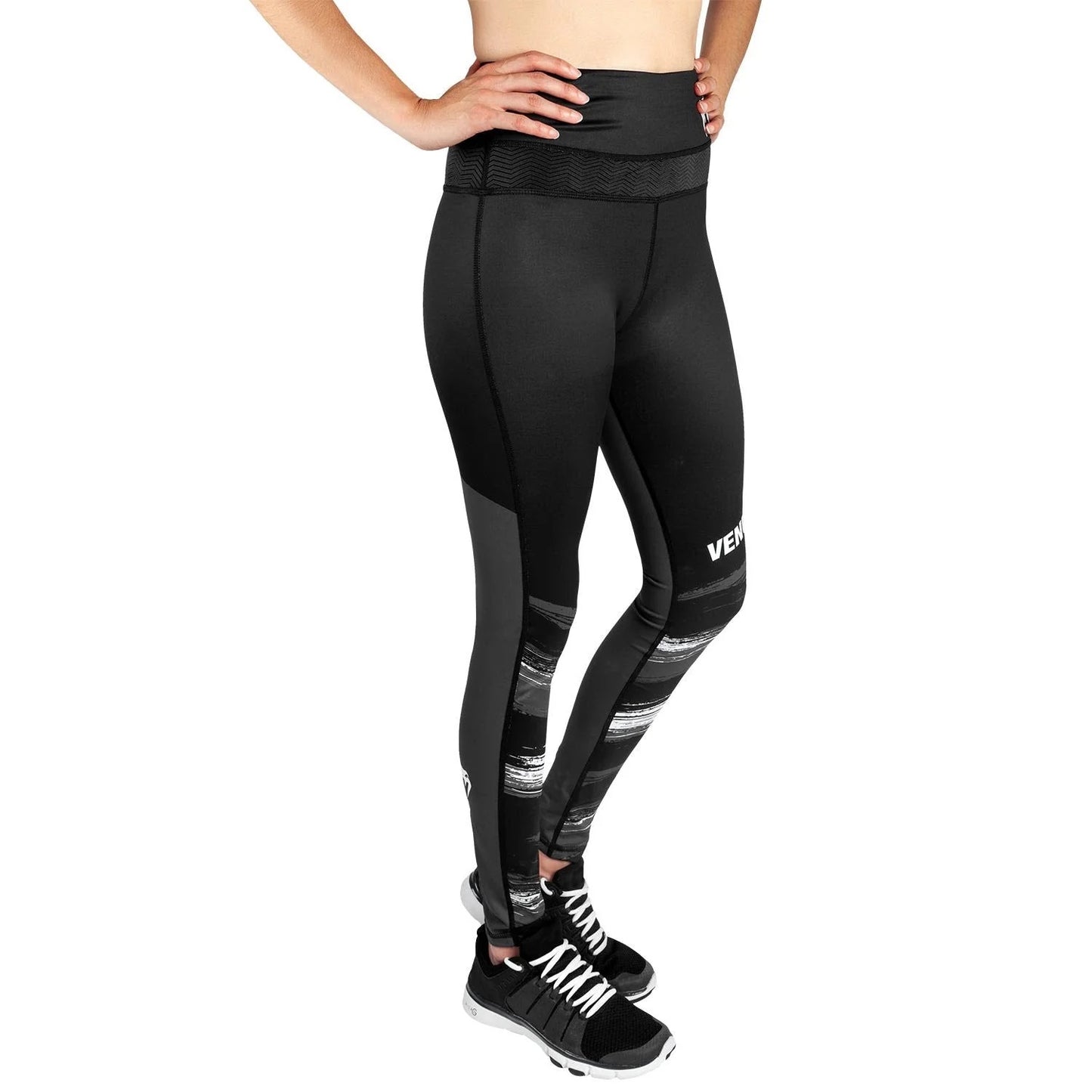 Rapid 2.0 Leggings-Black/White