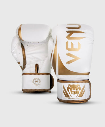 Challenger 2.0 Boxing Gloves - White/Gold