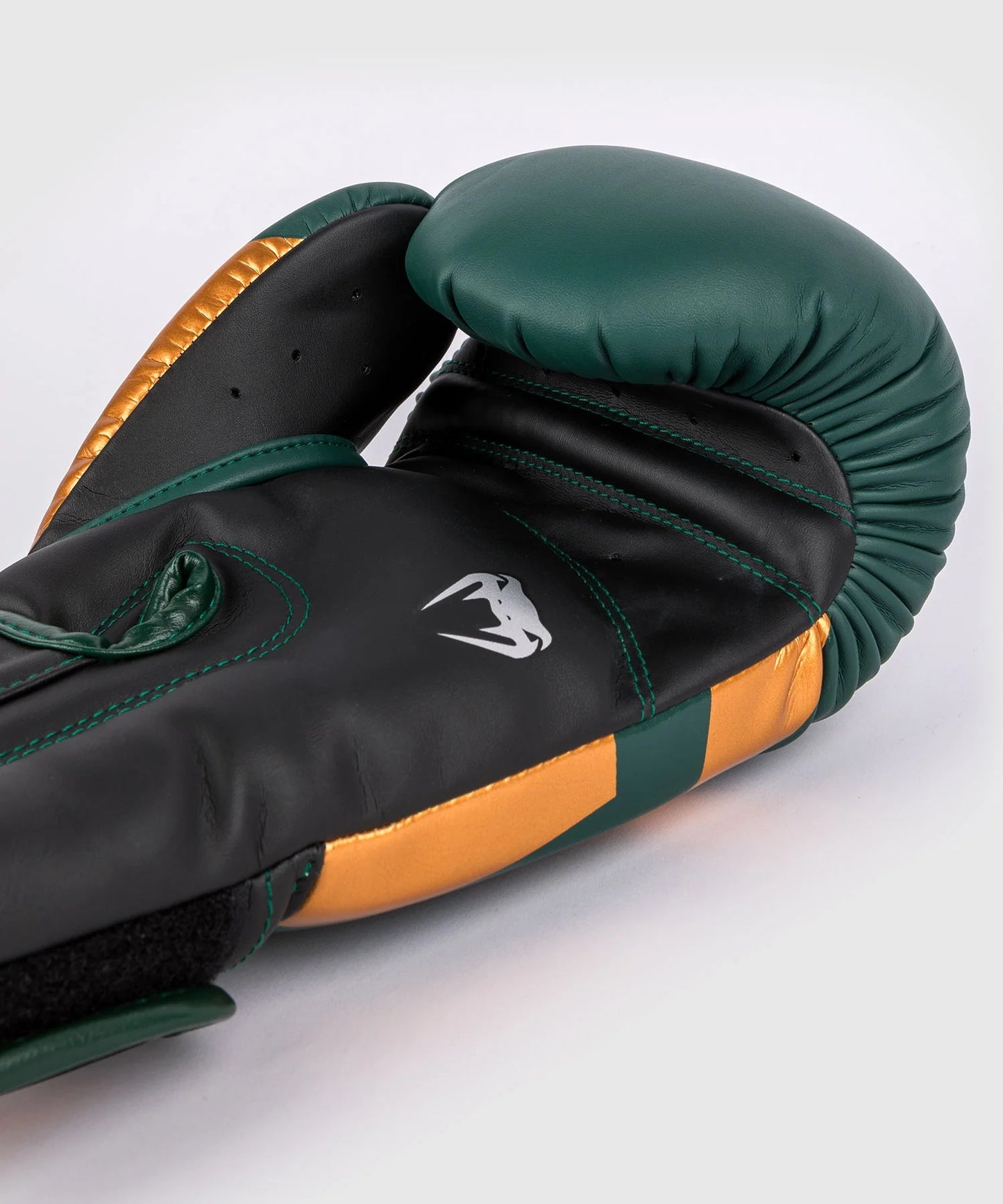 Elite Boxing Gloves - Green Black Copper