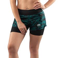 Defender 2.0 Hybrid Compression Shorts Women- Black/Green