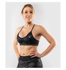 Defender Sports Bra-Black/Black