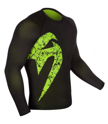 Original Giant Rashguard Long Sleeves - Black/Neo Yellow