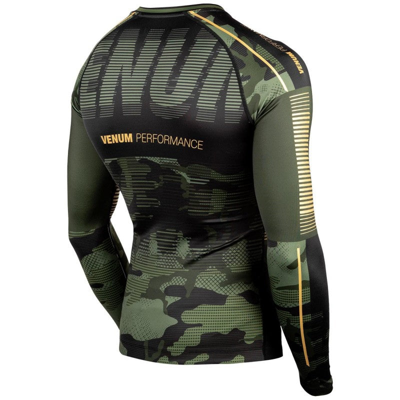 Tactical Rashguard Longsleeves - Forest Camo/Black