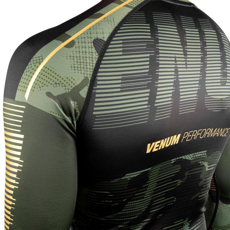 Tactical Rashguard Longsleeves - Forest Camo/Black