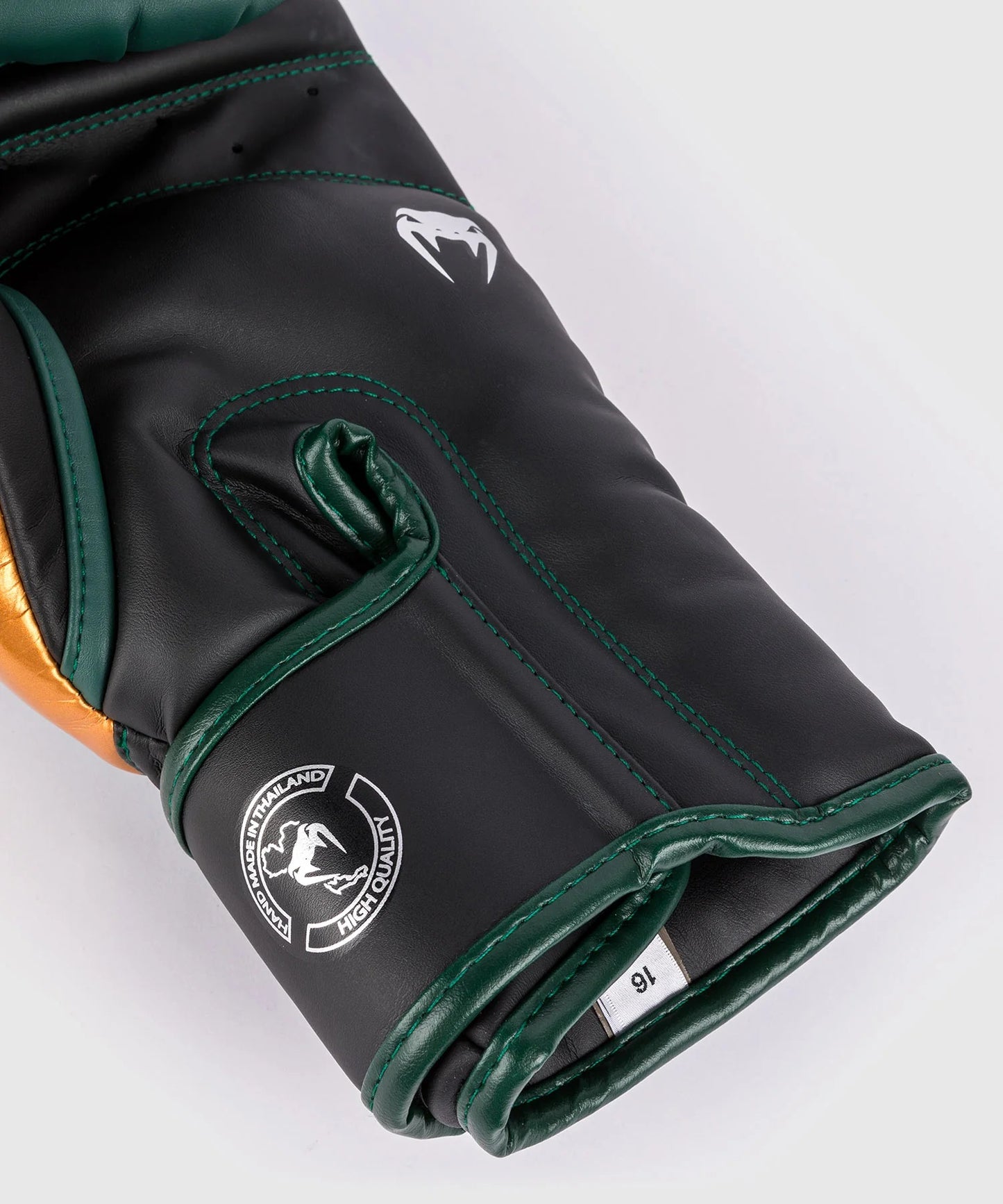 Elite Boxing Gloves - Green Black Copper