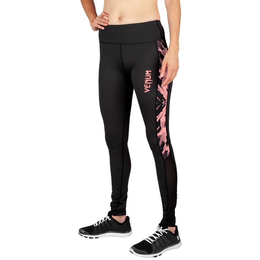 Tecmo Leggings-Black/Pink