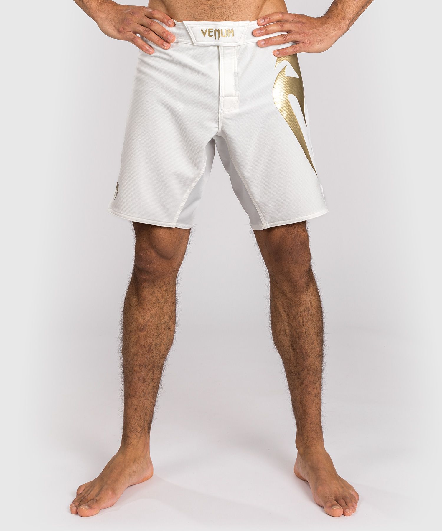 LIGHT 5.0 FIGHT SHORTS-WHITE/GOLD