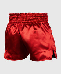 CLASSIC MUAY THAI SHORTS-BORDEAUX/GOLD