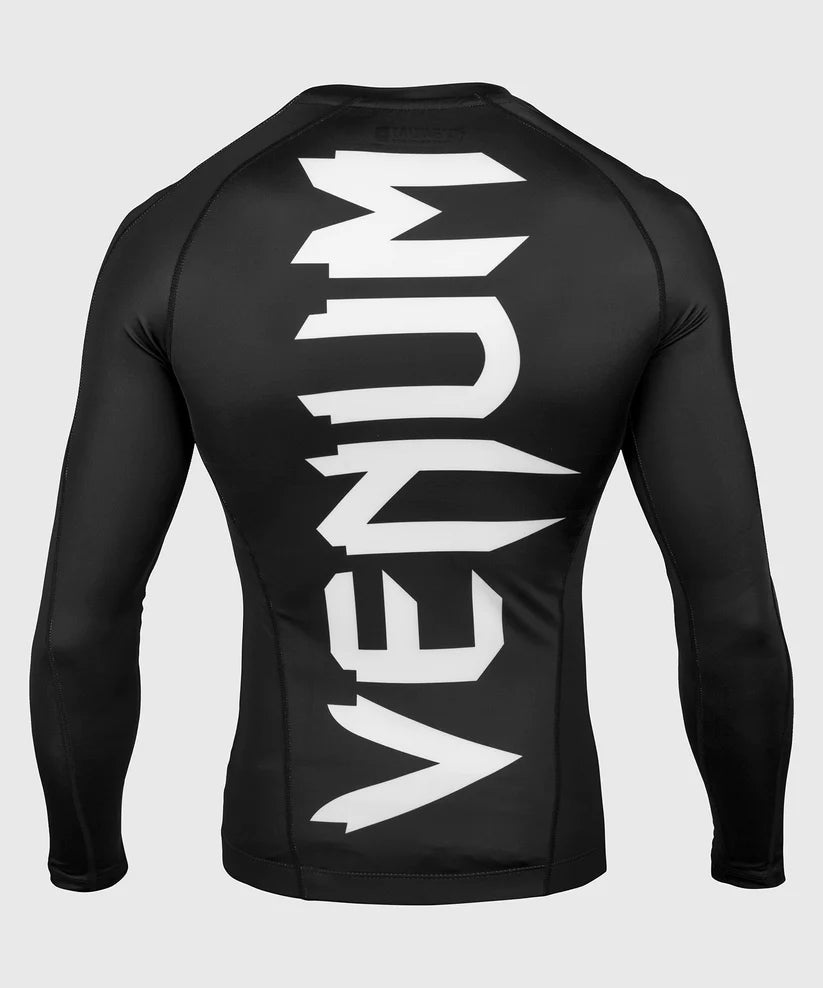 Original Giant Rashguard Long Sleeves - Black/White