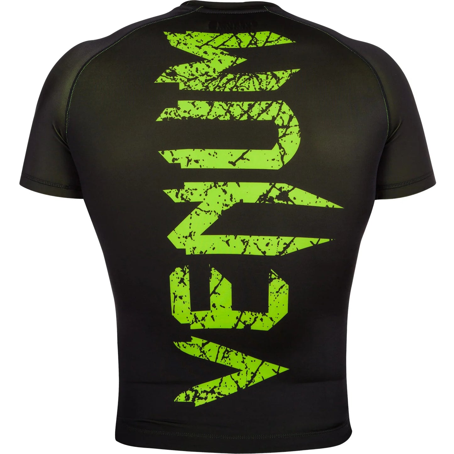 Original Giant Rashguard Short Sleeves - Black/Neo Yellow