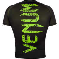 Original Giant Rashguard Short Sleeves - Black/Neo Yellow