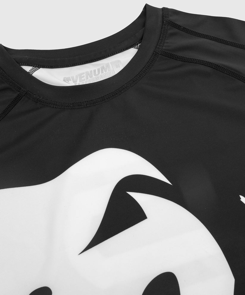 Original Giant Rashguard Long Sleeves - Black/White