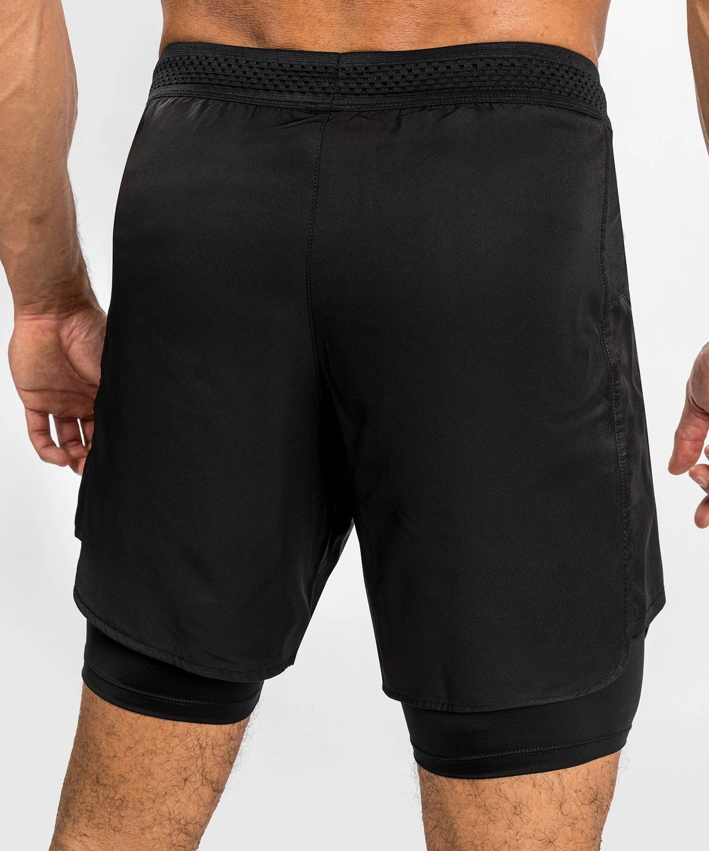 ATTACK FIGHT SHORTS - BLACK